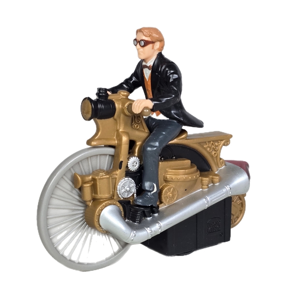 1999 Artemus Gordon Bicycle Secret Rider 4.5" Burger King Wild West Steam Punk